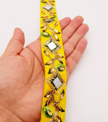 Yellow Silk Trim
